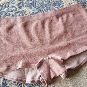 Victoria's Secret NWT Rose Gold Pink Boyshort/Shorty Size L